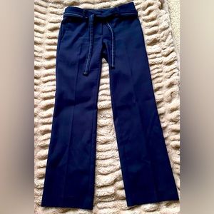 LOFT Straight-Leg Marisa Trousers in Forever Navy - 00P